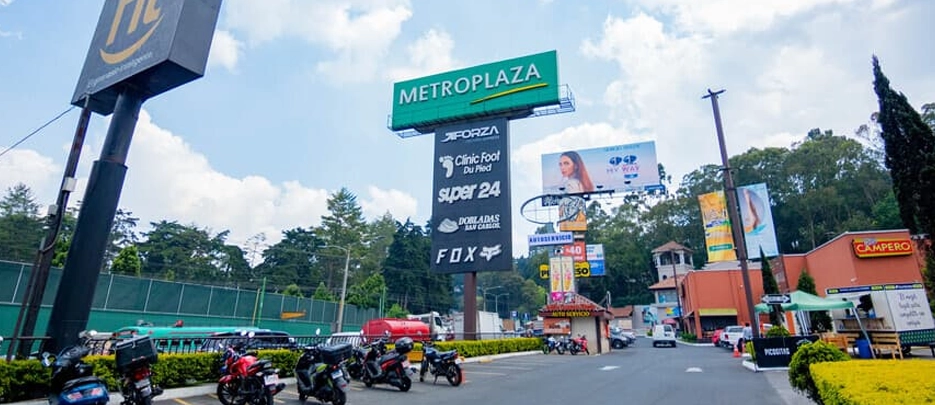 Vista aérea de Metroplaza